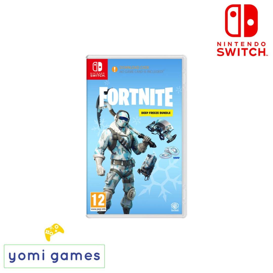 Fortnite Deep Freeze Bundle Nintendo Switch Code