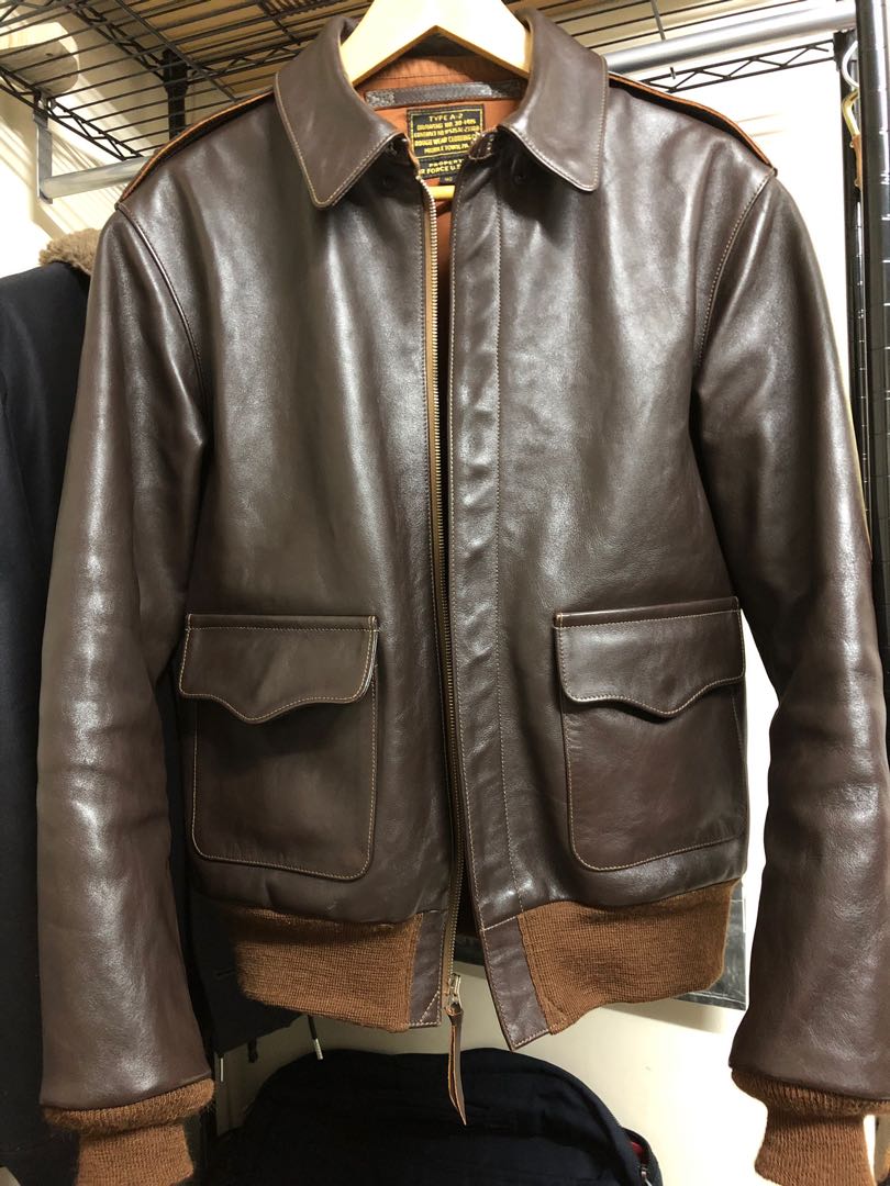 The Real Mccoy's Type A-2 jacket Rough Wear 23380, 男裝, 外套及
