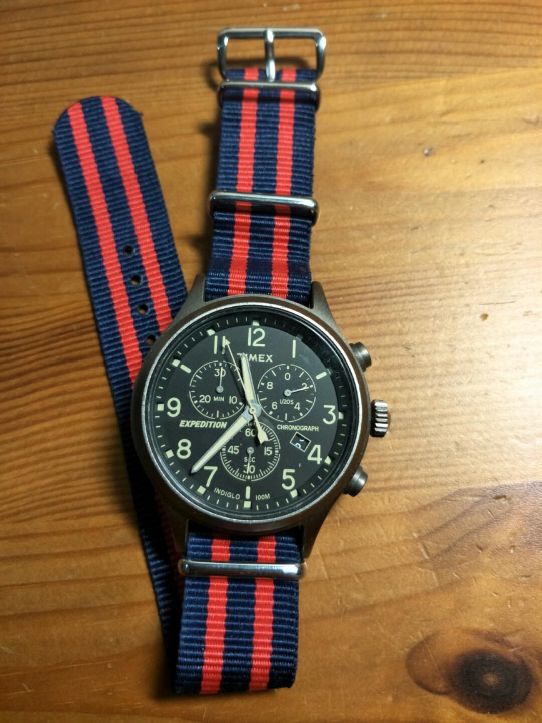 Timex nato sale strap watch