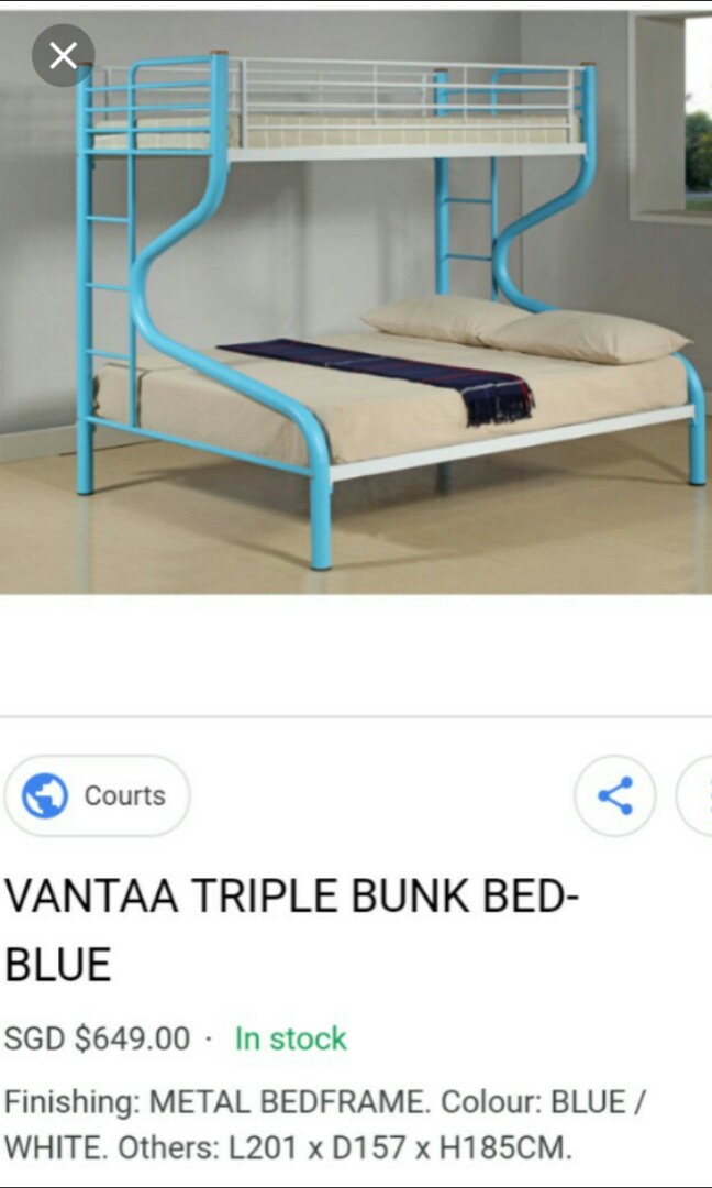 Double Deck Triple Bunk Bed Ikea, Triple Bunk Bed Ikea