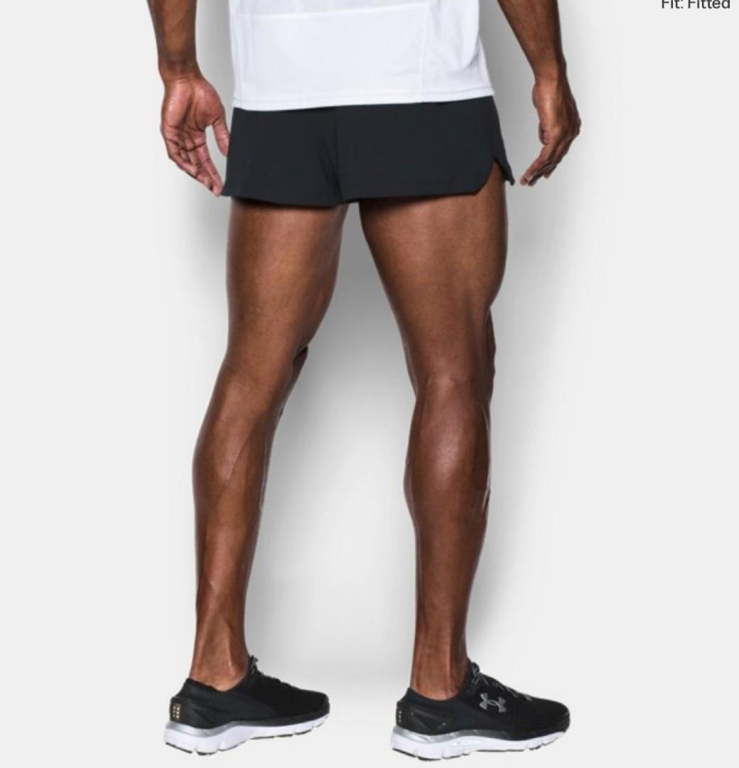 men's ua launch split shorts