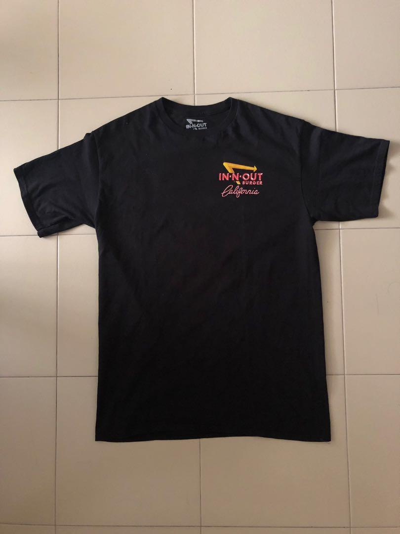 Vintage In N Out Burger Tee Men S Fashion Clothes Tops On Carousell