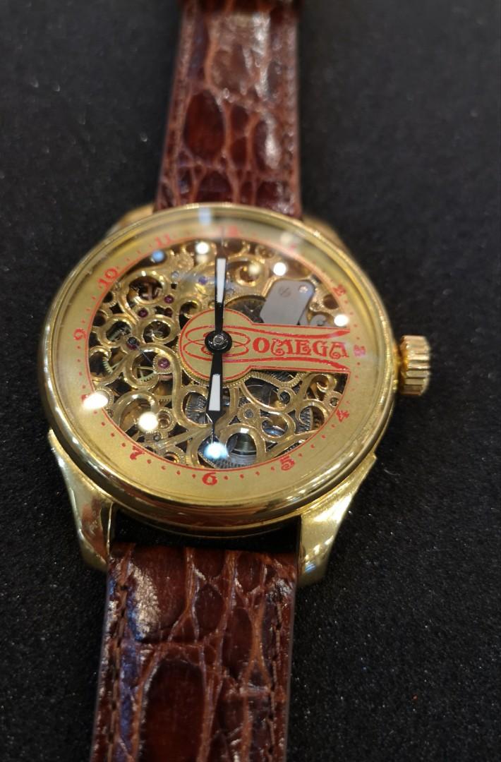 Vintage Omega skeleton watch Women s Fashion Watches