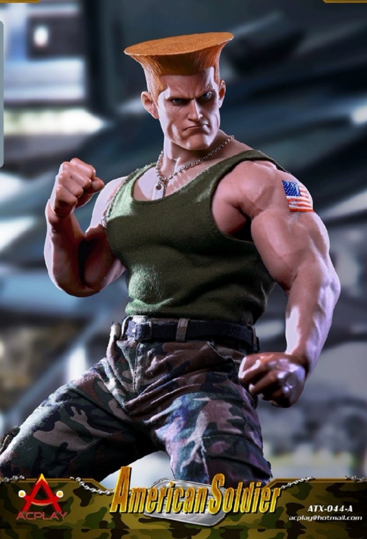 custom 1/6 street fighter Guile figure