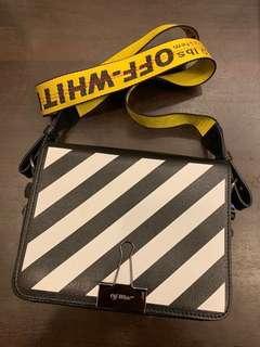 Off-White Diag Flap Bag Black 二手包