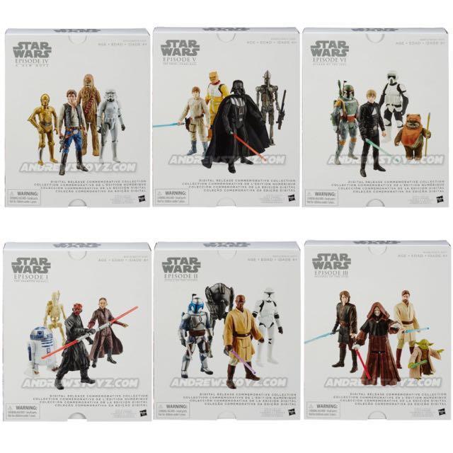 2014 Star Wars Digital Release Commemorative Collection Figures