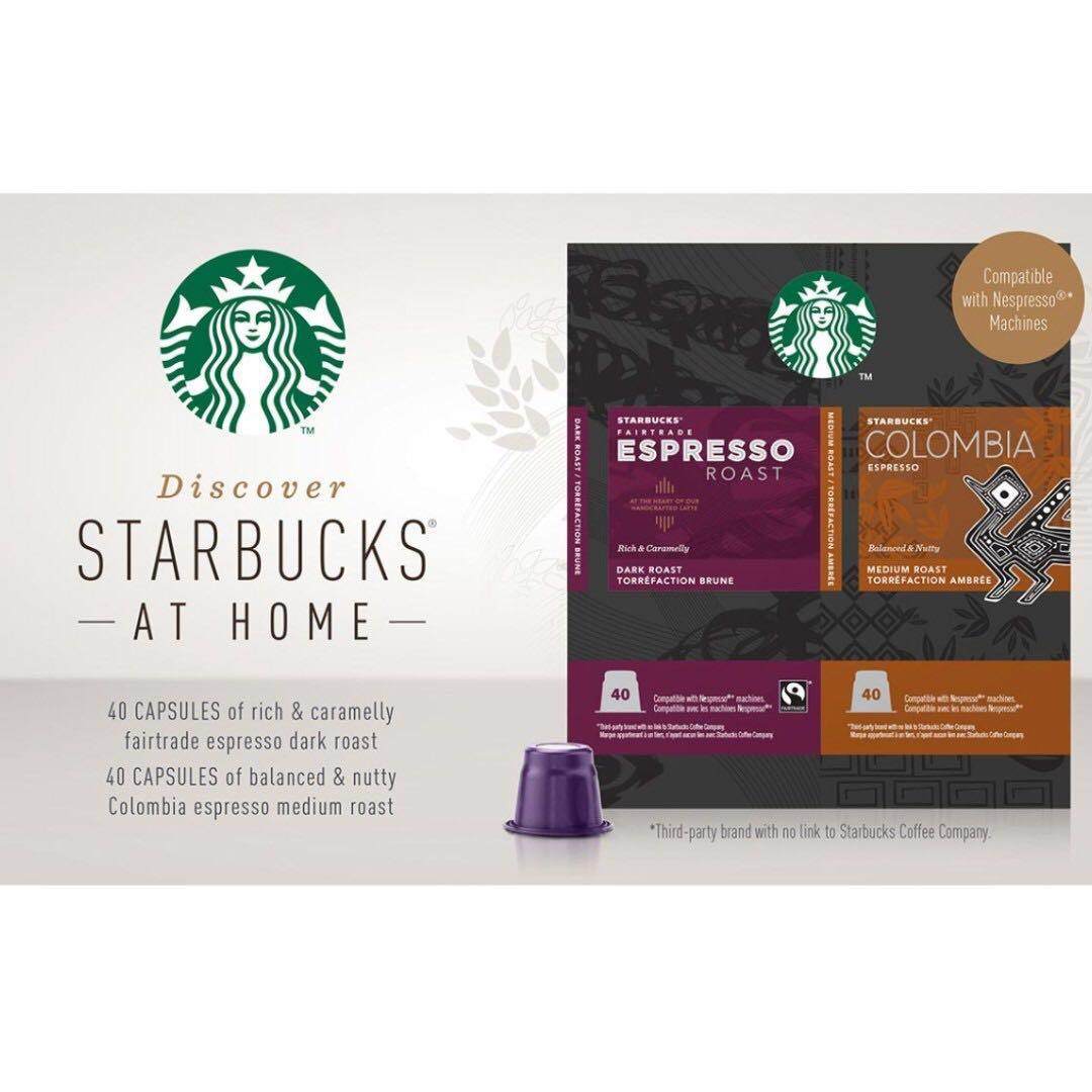 好市多 Starbucks 80顆膠囊咖啡組 (適用Nespresso咖啡機)星巴克 咖啡飲品 沖泡品 COSTCO代購