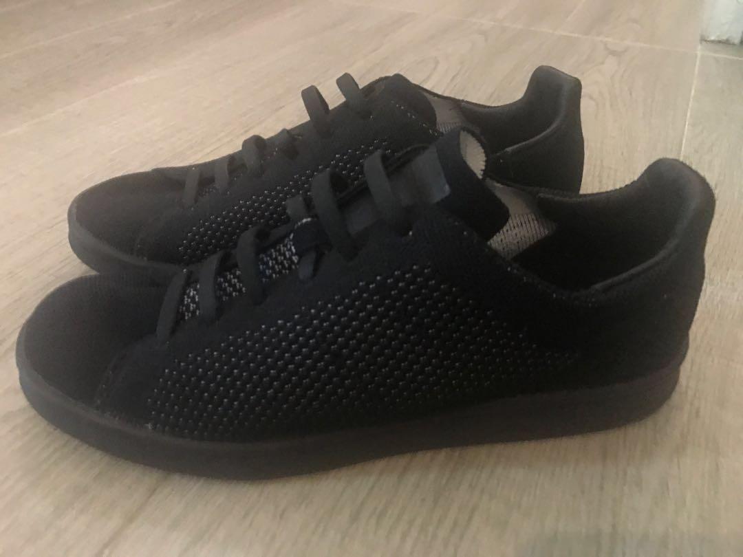 adidas stan smith primeknit black