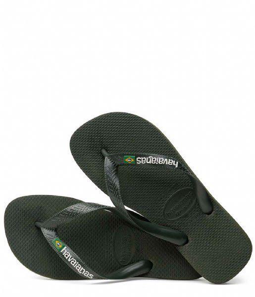 havaianas green olive