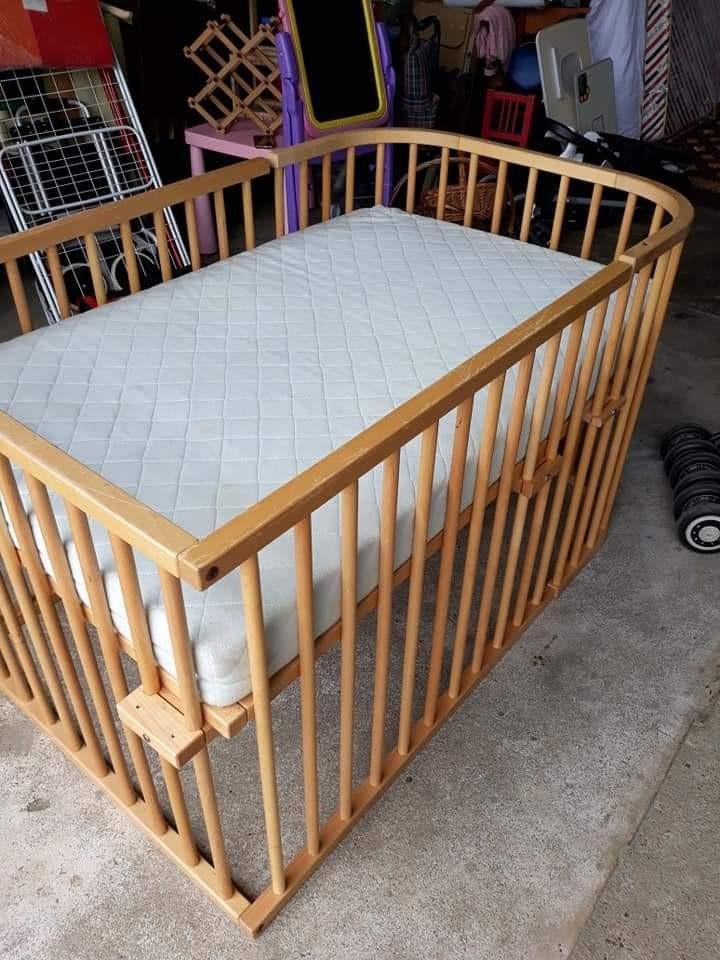 BABYBAY ORIGINAL CO SLEEPER BABY COT TODDLER BED BUNDLE SET