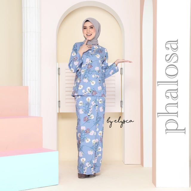 Baju Kurung Kedah Muslimah Fashion Two Piece On Carousell