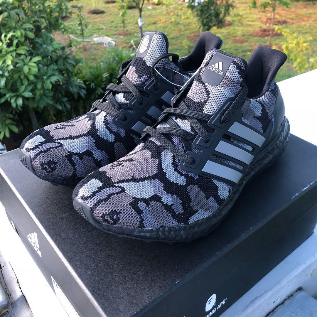 ultraboost bape black