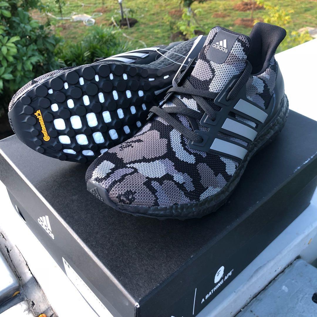 bape ultraboost black camo