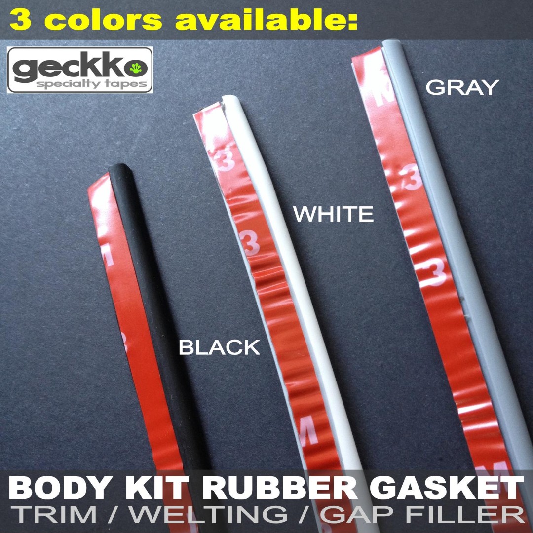 BODY KIT RUBBER GASKET (TRIM, WELTING, GAP FILLER) by Geckko Specialty