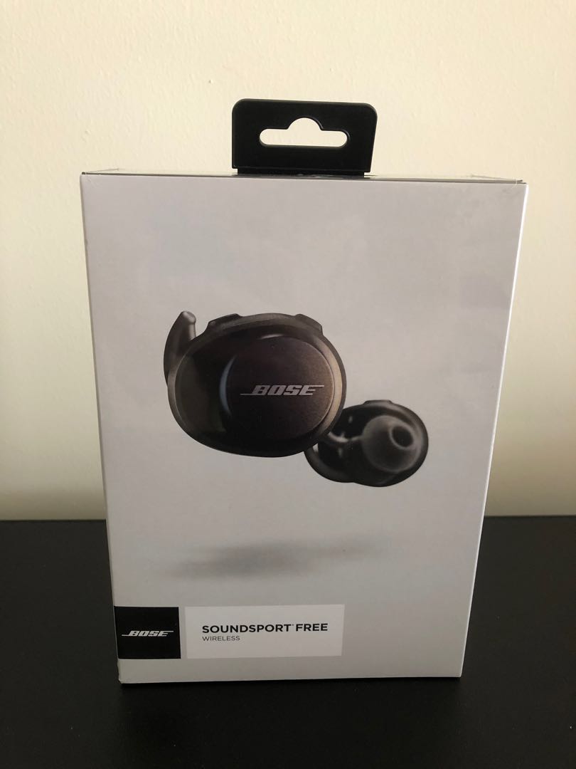 BRAND NEW Bose SoundSport Free Wireless Black running exercise Audio Earphones on Carousell