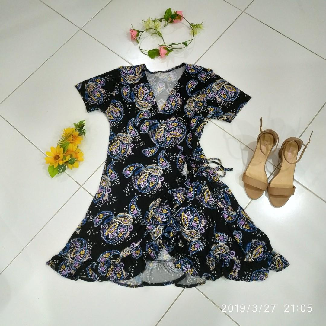 wrap over dresses size 16