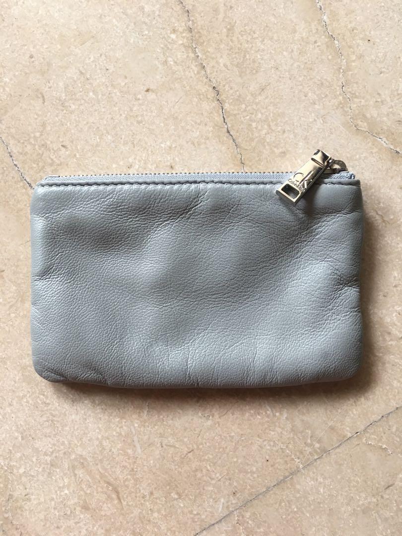 calvin klein gray purse