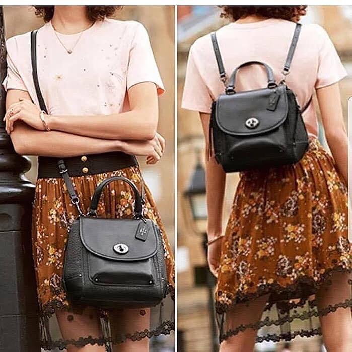 Coach faye backpack new arrivals