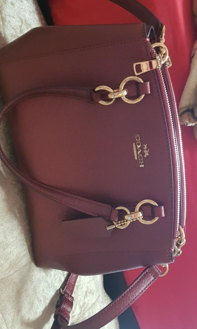 coach metallic bag