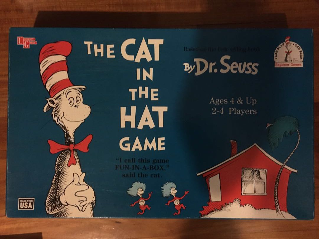 Dr Seuss The Cat In The Hat Board Game Toys Games Others On