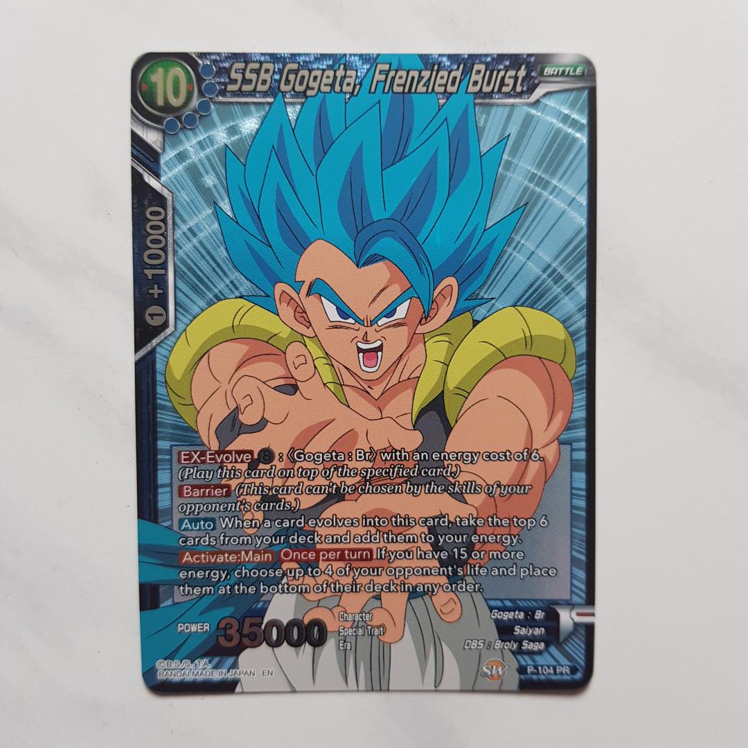 Dragonball Super Tcg Destroyer Kings Gogeta Promo Card Toys