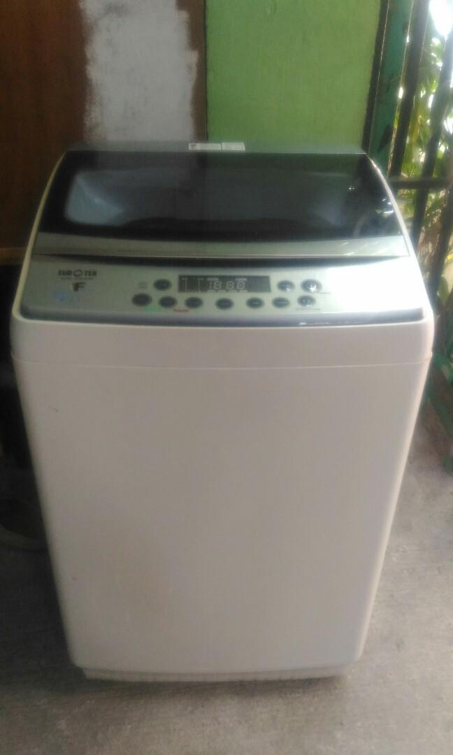 Eurotek Automatic Washing Machine With Dryer Tv Home Appliances Kitchen Appliances Coffee Machines Makers On Carousell