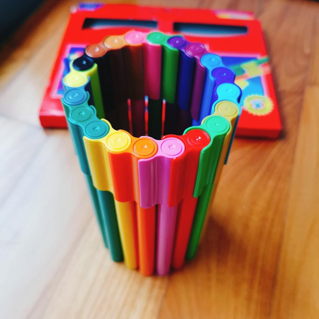 Faber Castell Connector Pens Books Stationery Stationery On Carousell