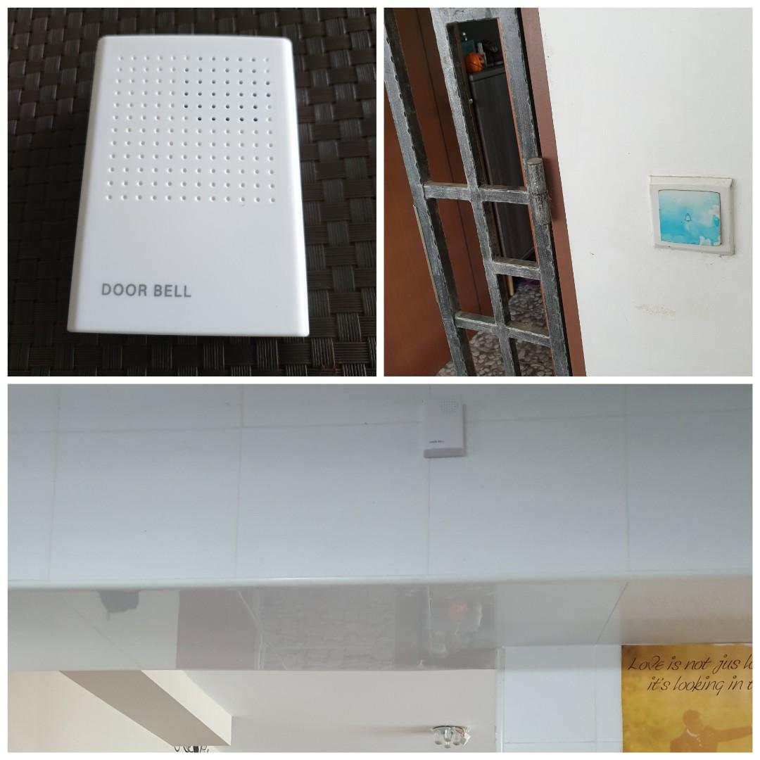 HDB BTO / New Condo flat Doorbell, Furniture & Home Living, Bathroom