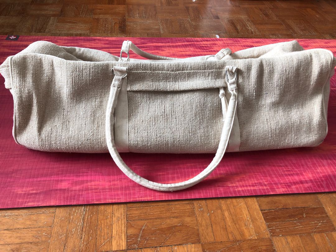 hemp yoga bag