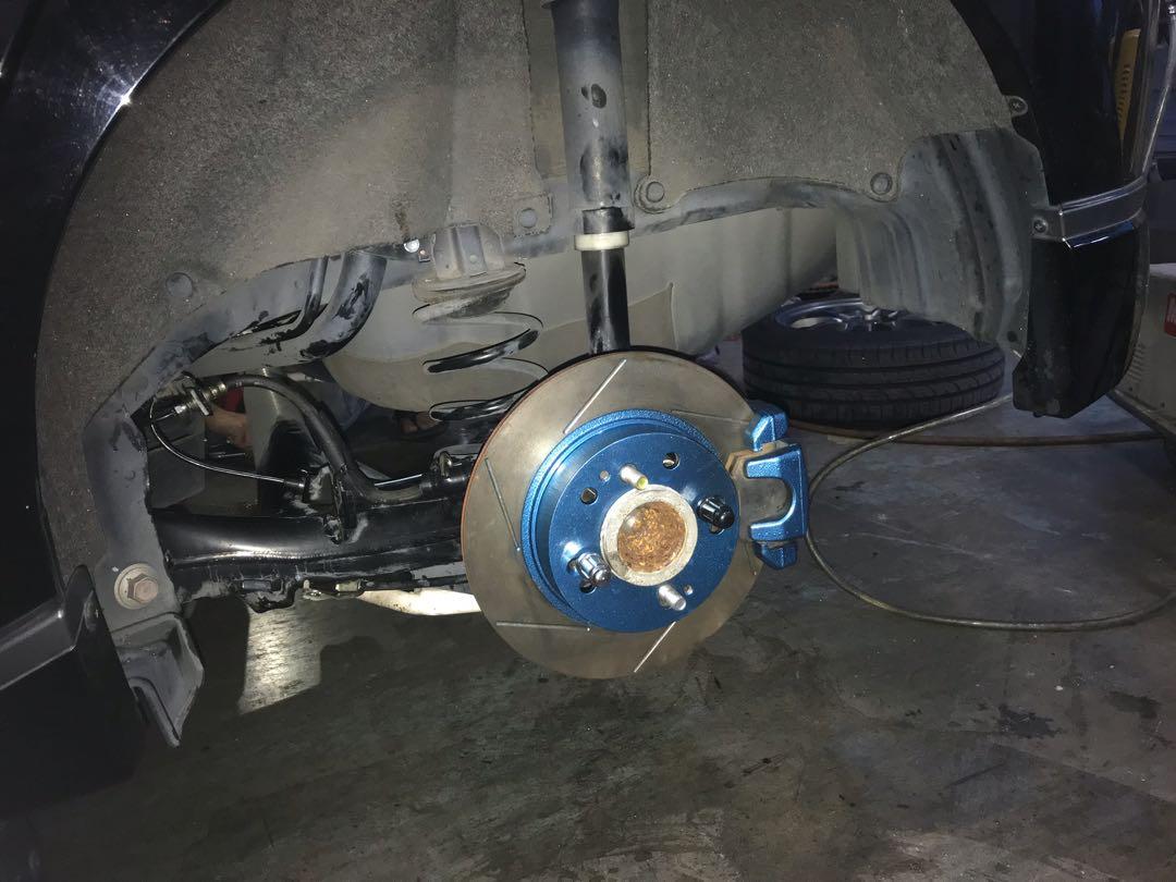 Honda jazz gk5 rear brake kit, Auto Accessories on Carousell