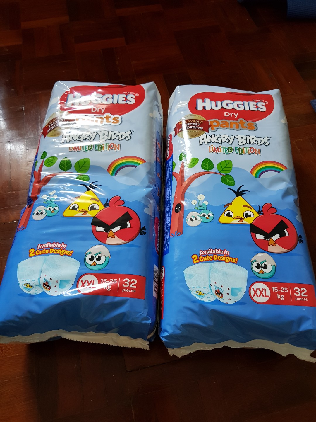 Huggies Dry Pants 2 packs XXL x 32pcs