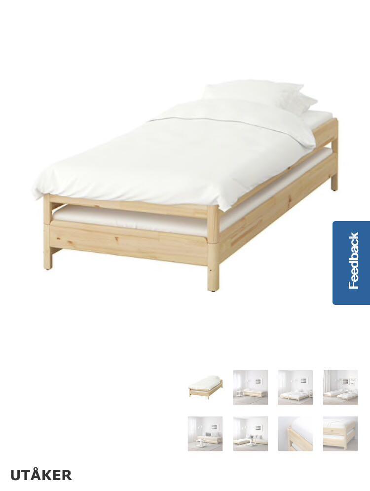 Ikea Single Bed Frame Furniture Beds Mattresses On Carousell