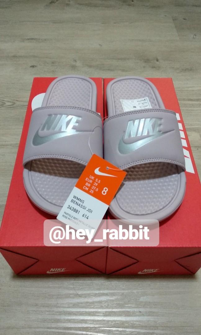 nike benassi particle rose