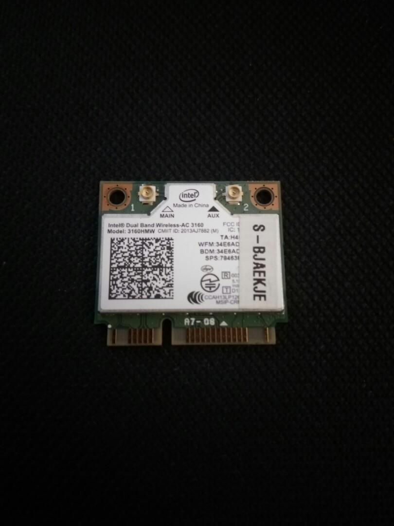 Intel Wireless Ac 3160 Mpcie Electronics Computer Parts Accessories On Carousell Intel Wireless Ac 3160 Mpcie Electronics Computer Parts Accessories On Carousell
