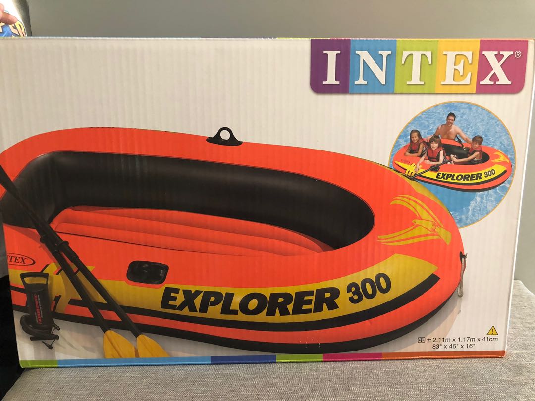 Intex Inflatable boat Explorer 300, Babies & Kids, Baby Nursery