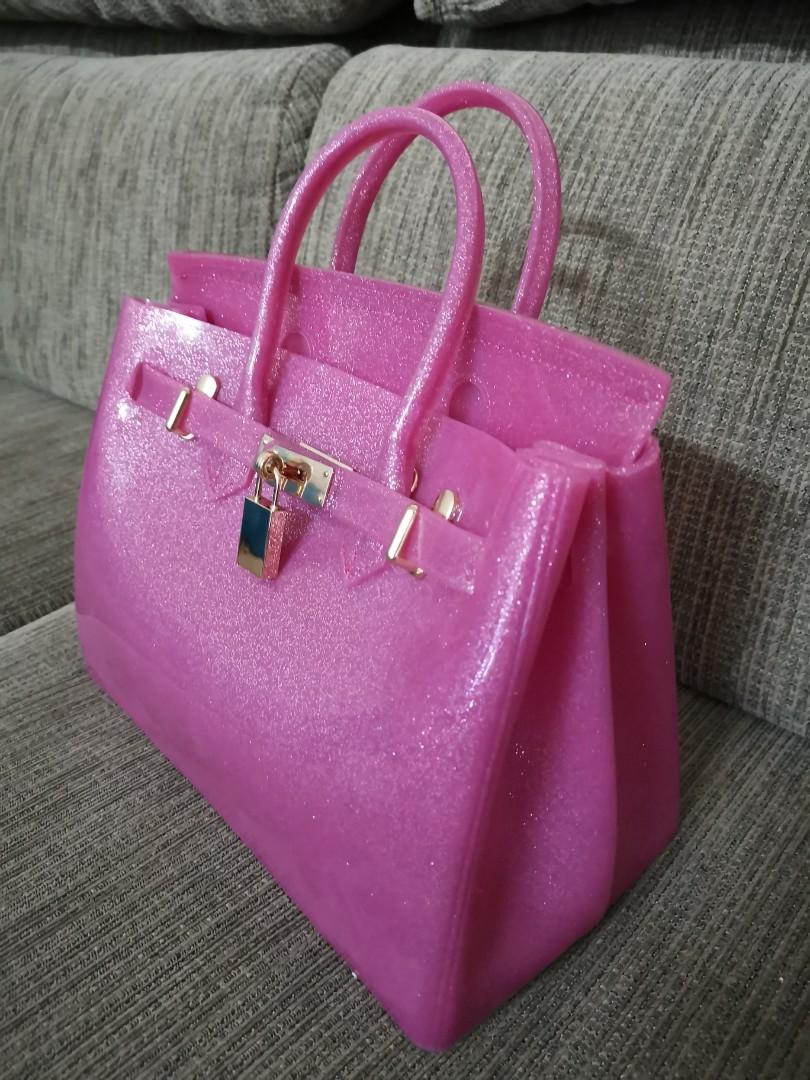 Jelly glitter Birkin bag