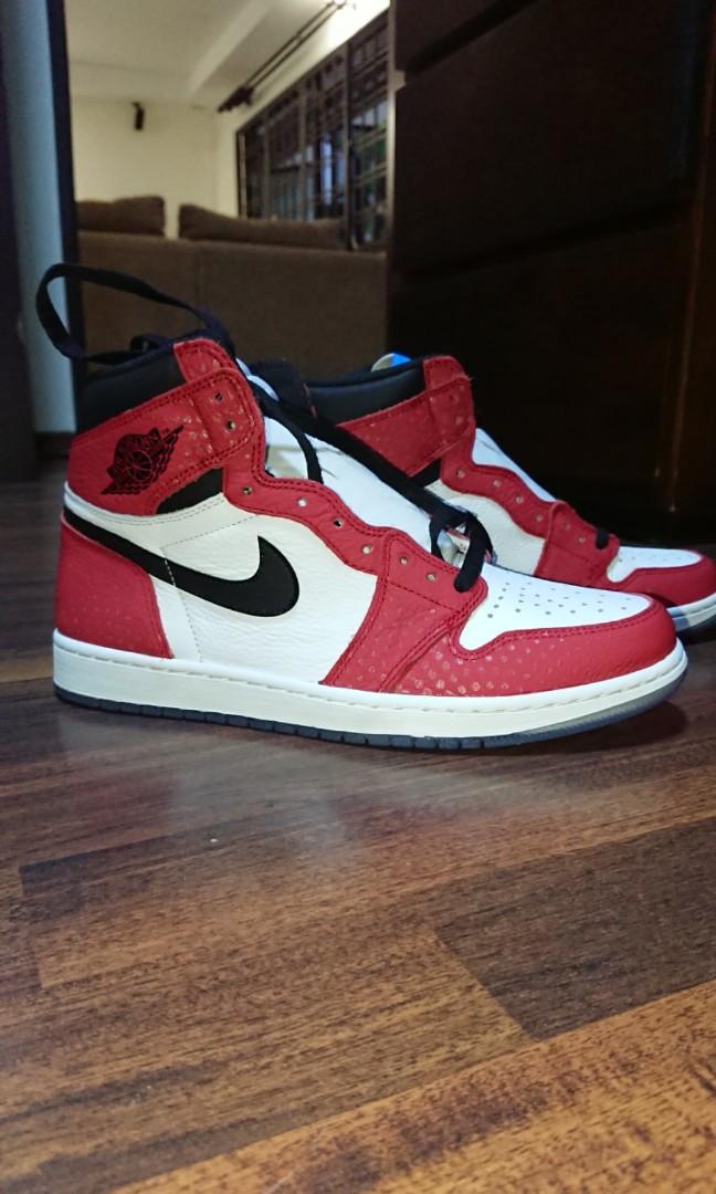 jordan 1 retro high spiderman origin story