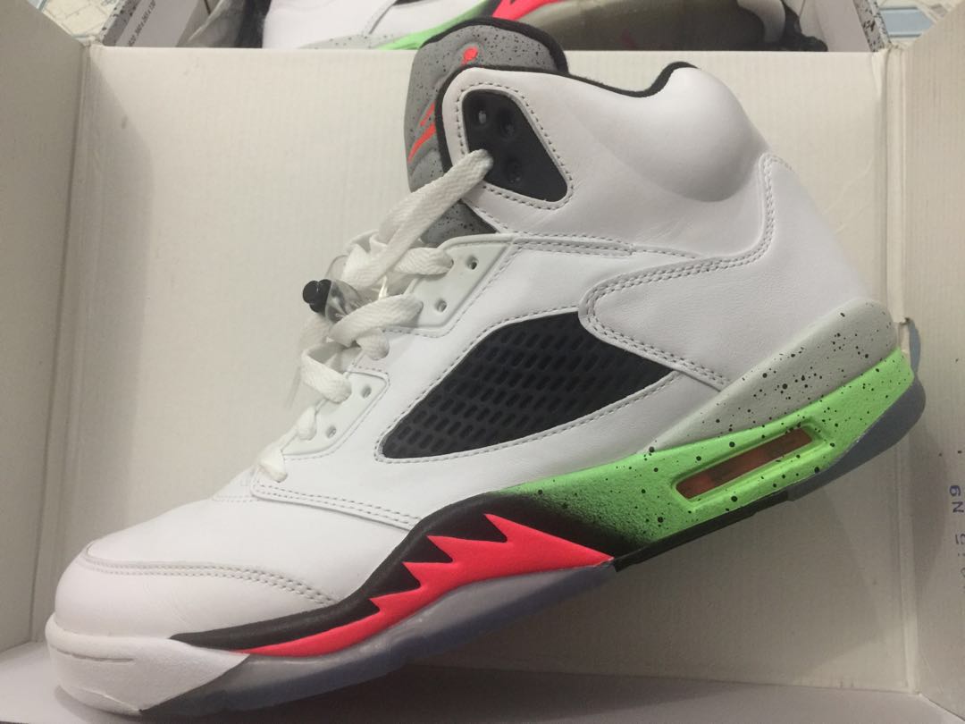 jordan 5s poison green