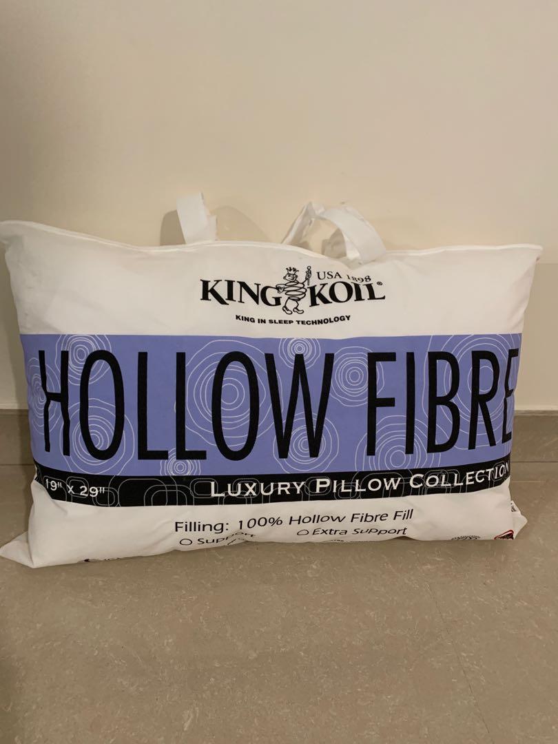 King koil shop hollow fibre pillow