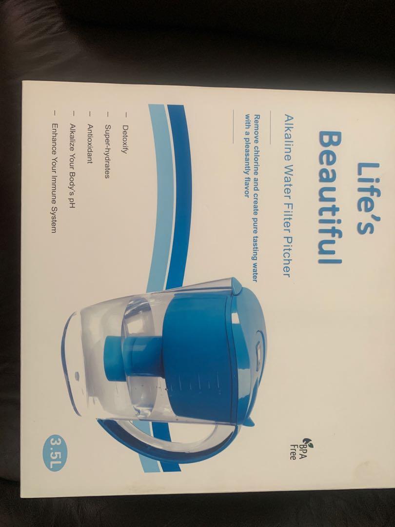 Life S Beautiful Alkaline Water Jug Home Appliances Kitchenware On Carousell