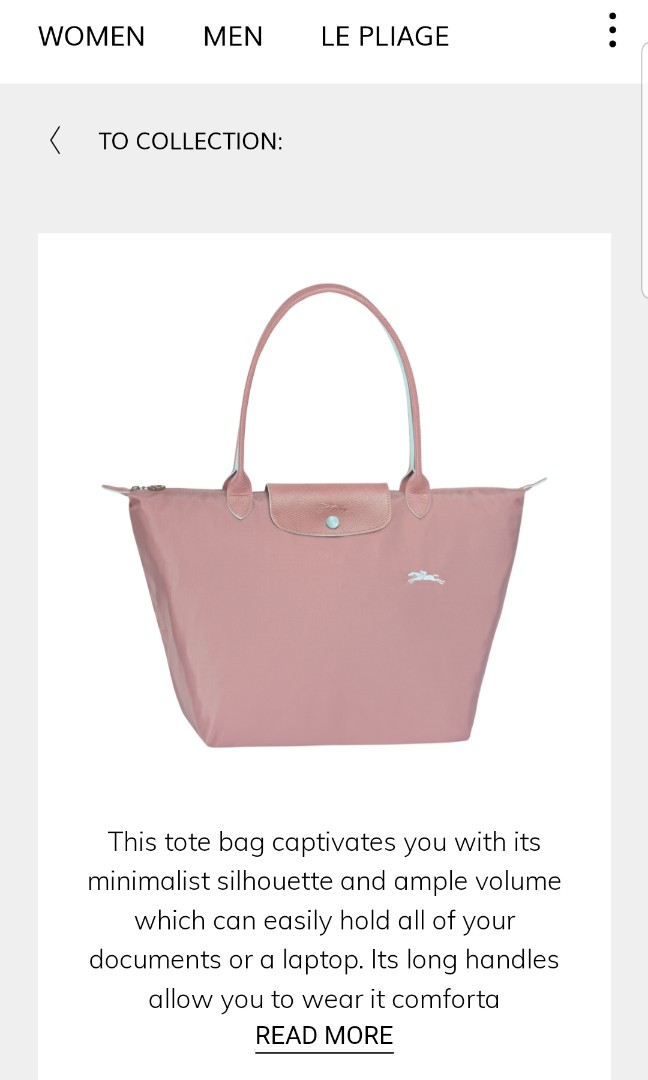 longchamp dusty pink
