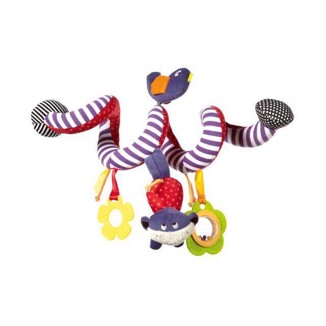 car seat spiral toy