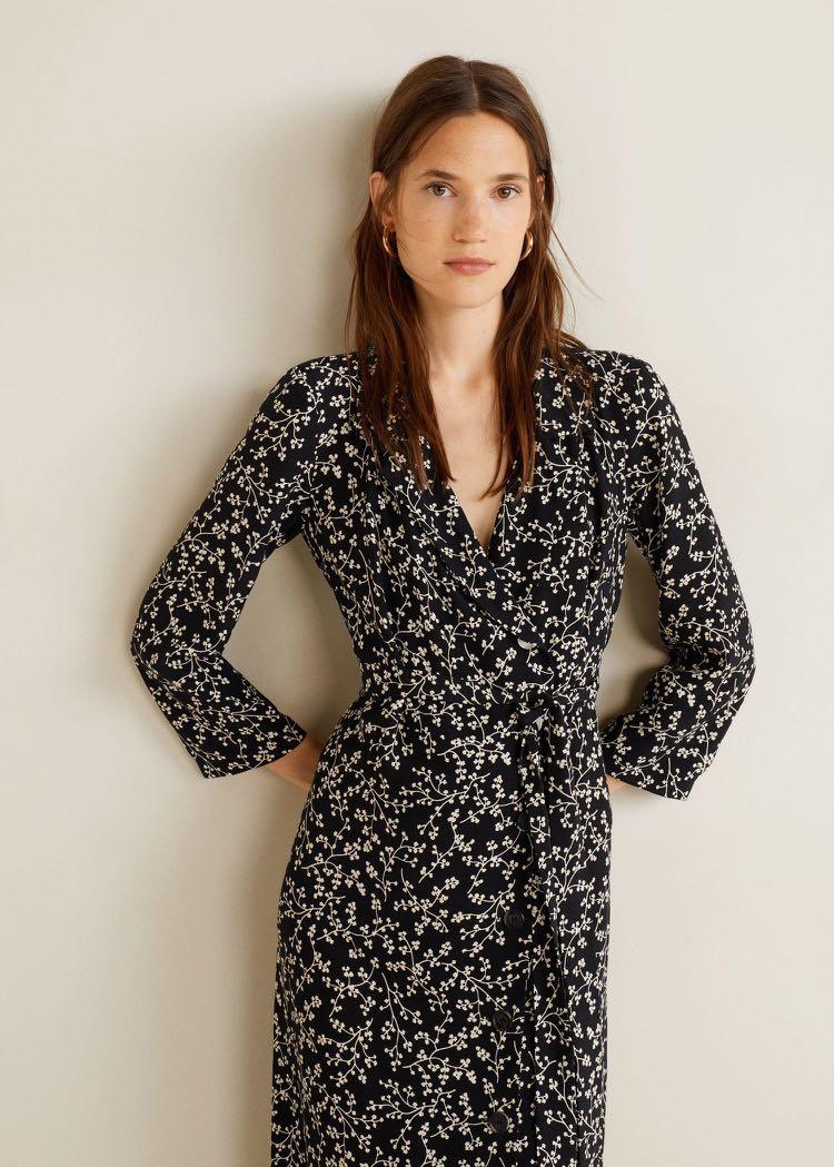 Mango floral dress 2019 clearance