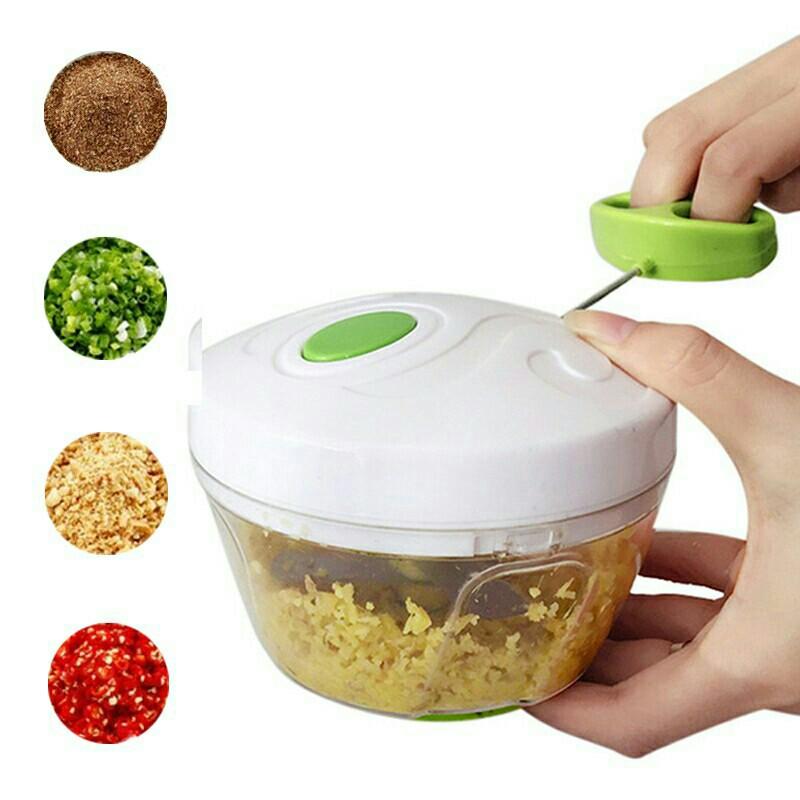 Manual hand pull chopper pull cutter pull grater speedy chopper