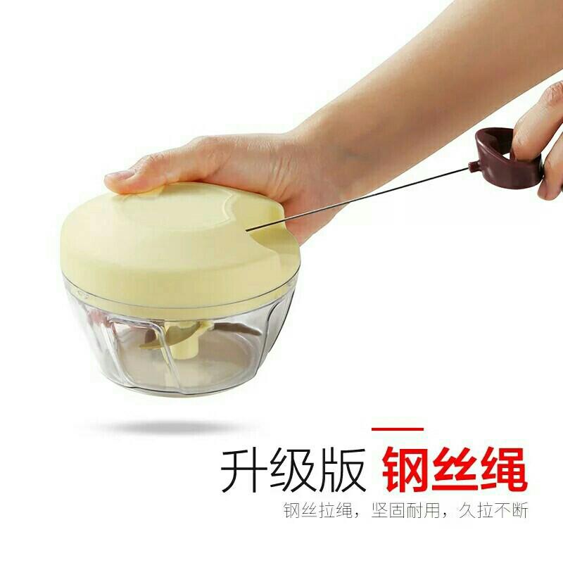 Manual hand pull chopper pull cutter pull grater speedy chopper