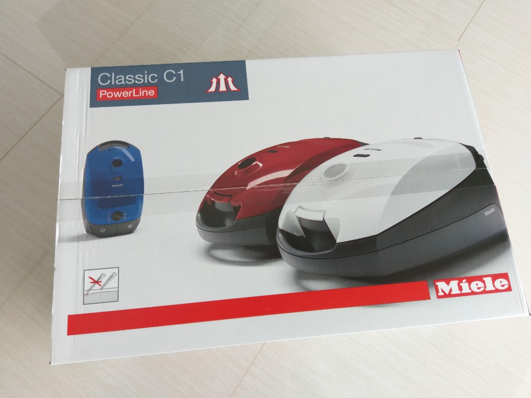 Miele Classic C1 PowerLine SBAD0 Autumn Red Vacuum Cleaner, TV & Home