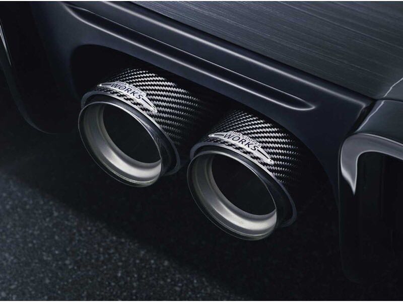 Mini John Cooper Works Carbon Fiber Exhaust Tips Car Accessories Accessories On Carousell