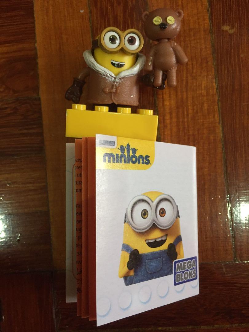 Minions Bob w Teddy Bear Minifigure Megablok Cute Secret, Hobbies ...