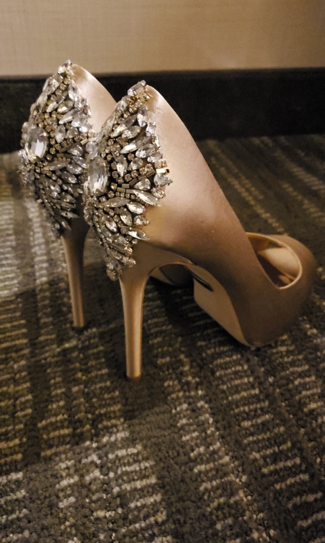 Badgley mischka sales kiara latte