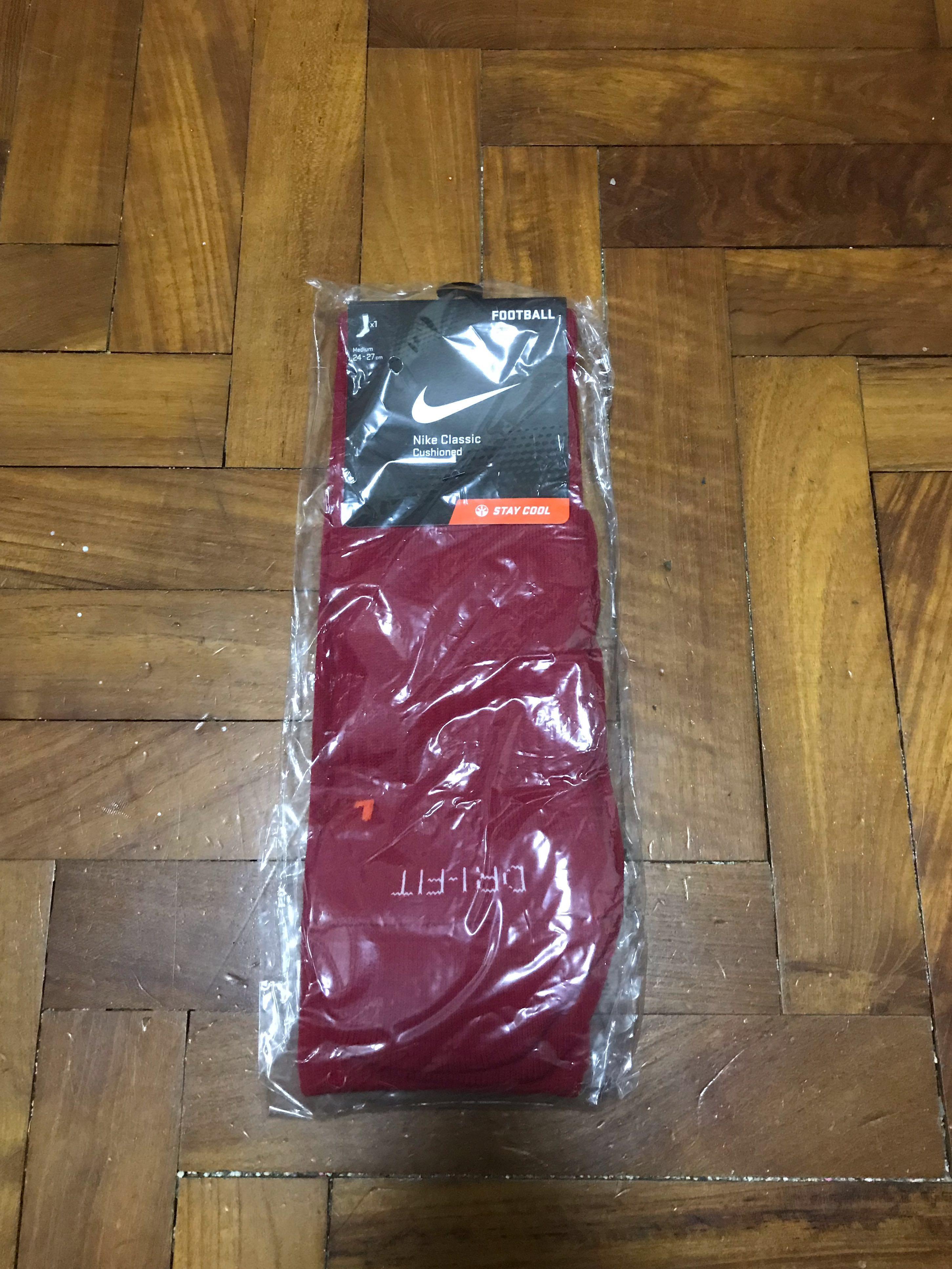 Maroon nike soccer socks clearance